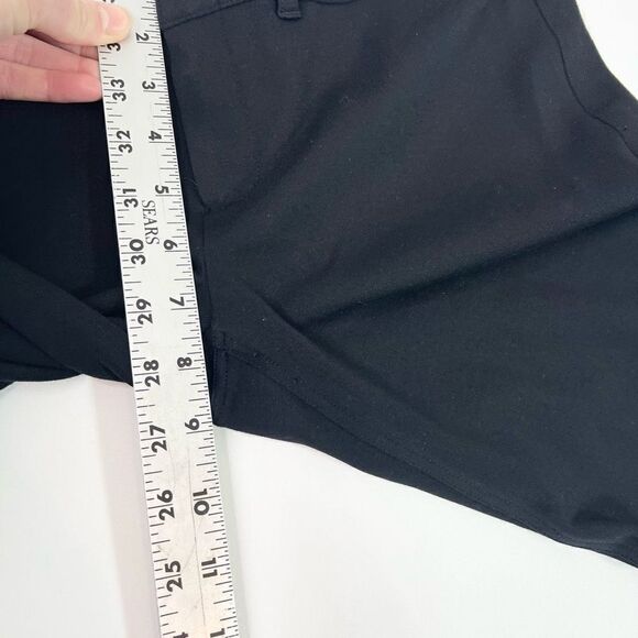 Vince Pants Womens 6 Career Pull On Black Ponte Straight Pockets - Picture 5 of 10